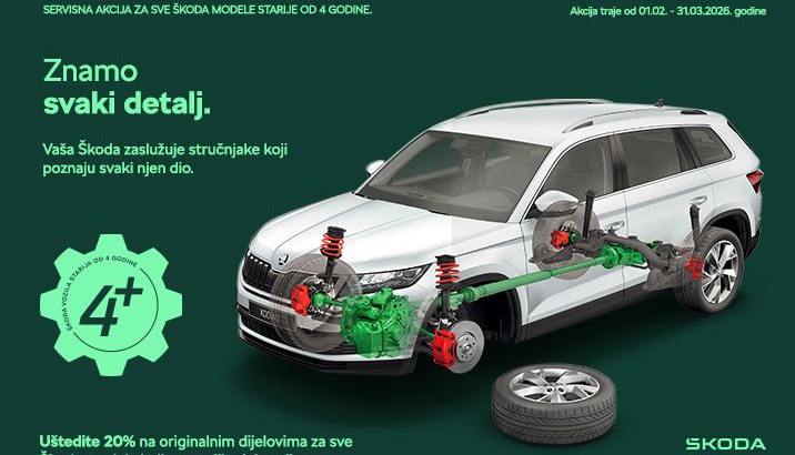 ŠKODA SERVISNA AKCIJA 4+