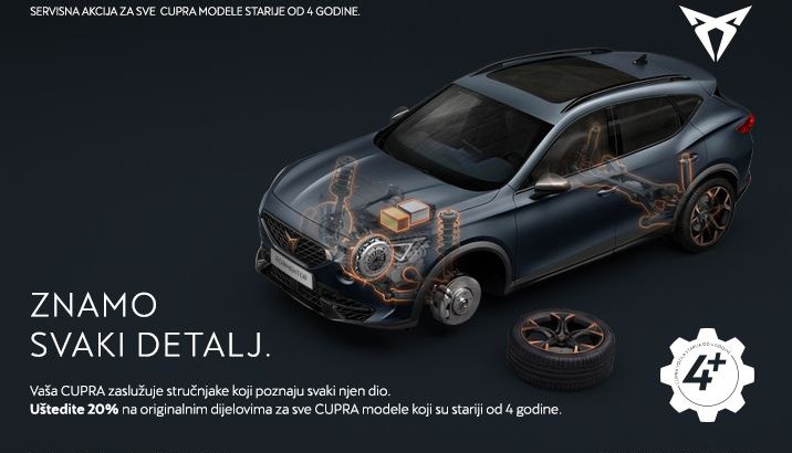 CUPRA SERVISNA AKCIJA 4+